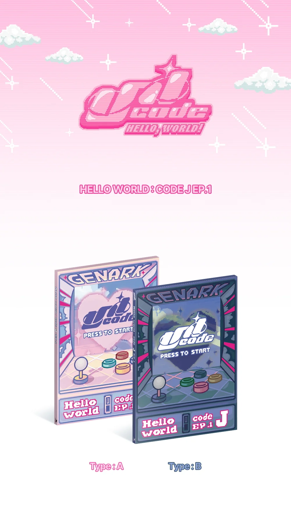 UNICODE - 1st Mini Album Hello World : Code J Ep.1 CD - Image 2