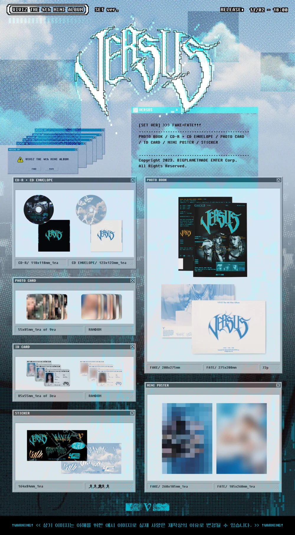 VIVIZ - 4th Mini Album VERSUS [Photobook ver.] - Image 2