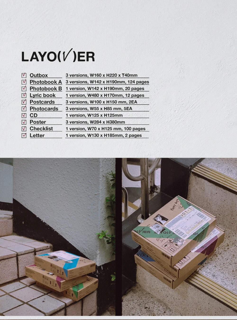 [WEVERSE PVC PHOTOCARD EVENT] V BTS - Layover CD+Pre-Order Benefit - Image 2