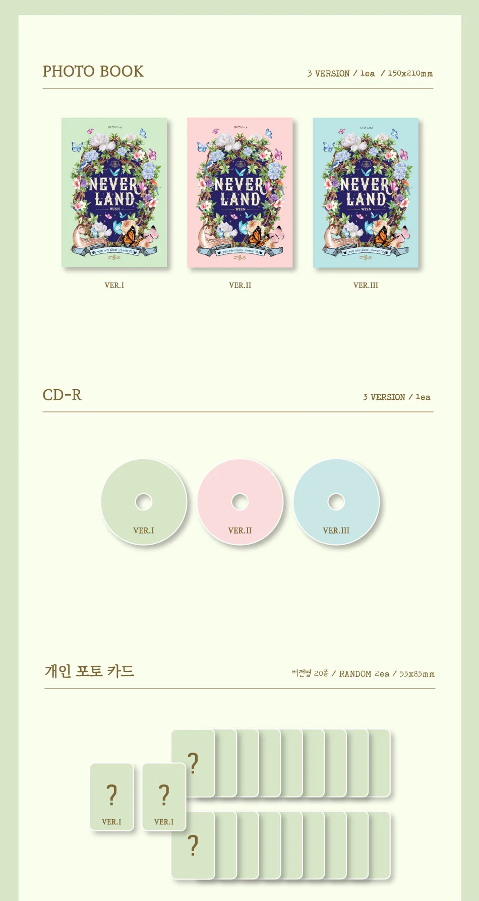WJSN COSMIC GIRLS - Neverland (8th Mini Album) Album - Image 3