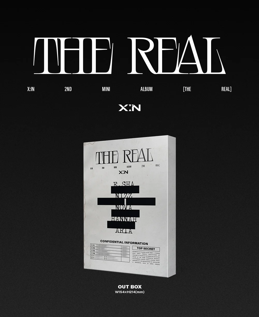 X:IN XIN - 2nd Mini Album THE REAL CD+Pre-Order Benefit - Image 2