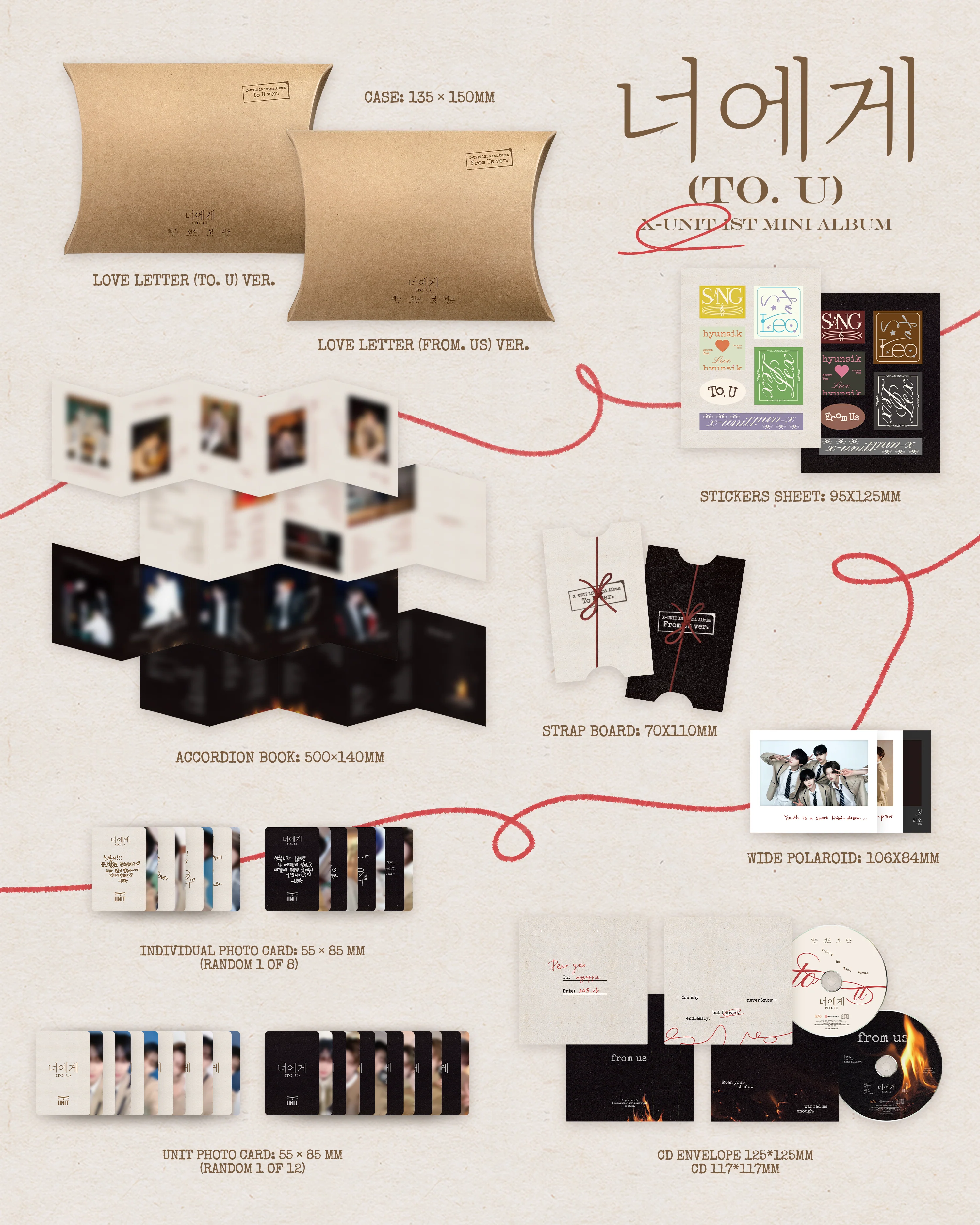 X-Unit Xodiac - 1st Mini Album To. U - Image 3