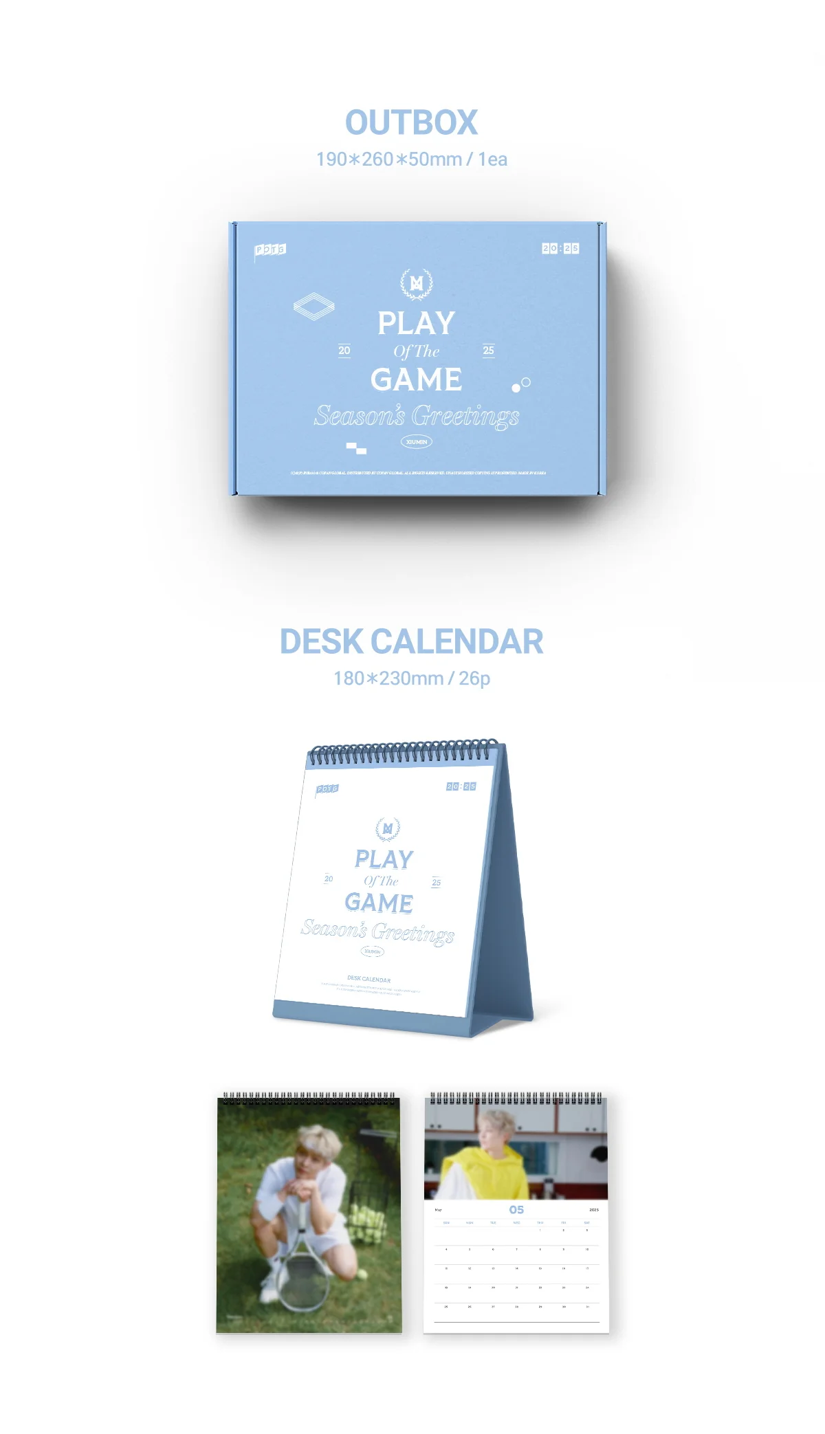 XIUMIN 2025 Season's Greetings Play of the game+Pre-Order Gift - Image 4
