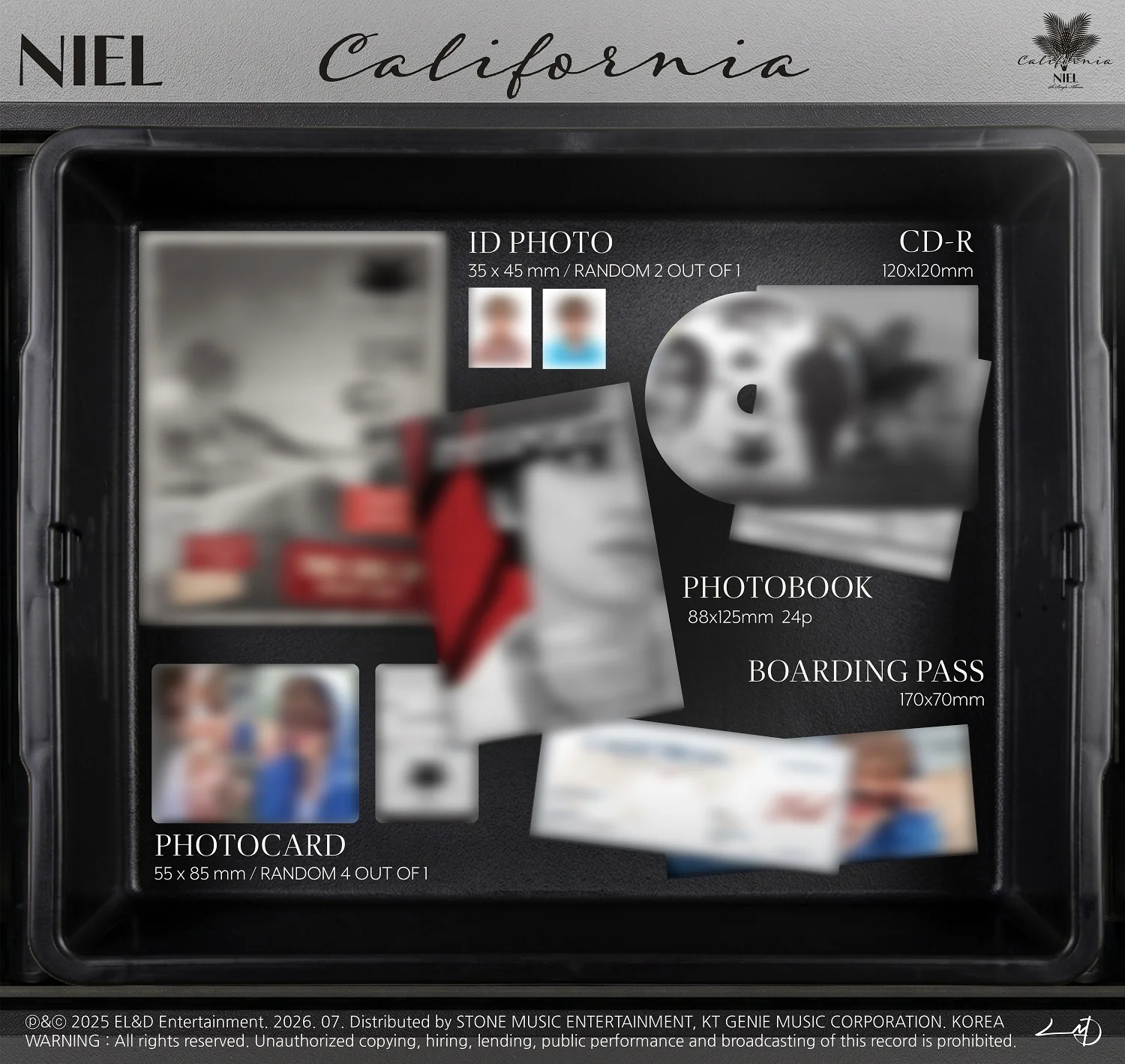 Niel - 4th Single Album California CD - Image 3