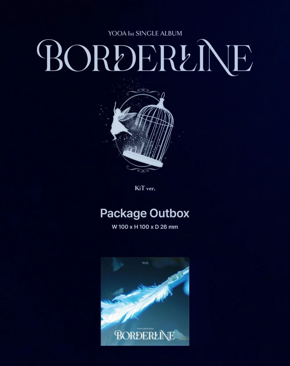 YOOA - 1st Single Album Borderline [KiT ver.] - Image 2