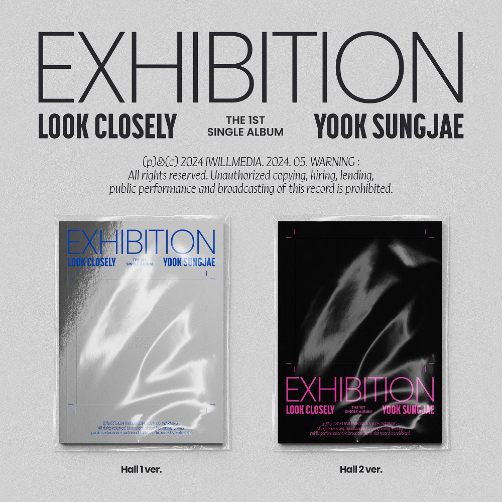 YOOK SUNG JAE - 1st Single Album Exhibition : Look Closely CD