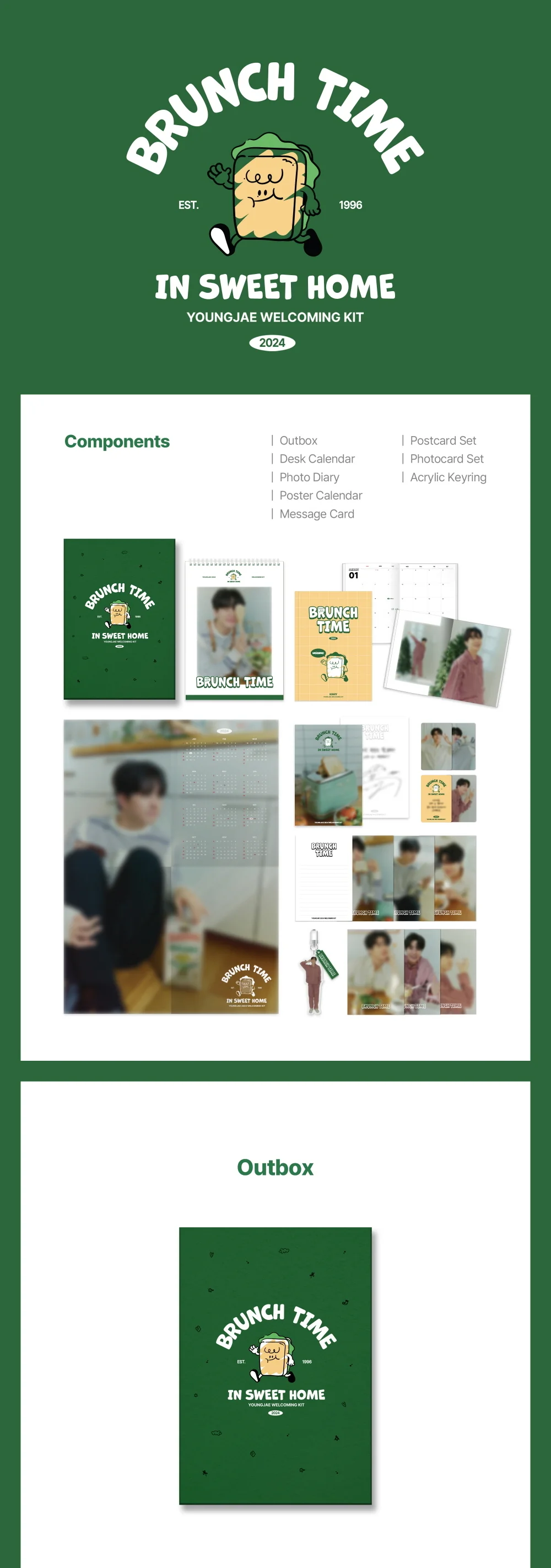YOUNGJAE GOT7 - 2024 WELCOMING KIT [BRUNCH TIME] - Image 2